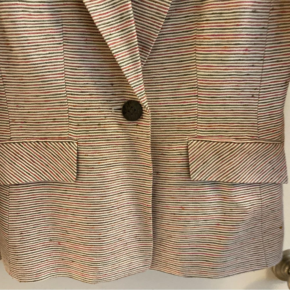 Kasper Striped Blazer With Matching Shell - image 5